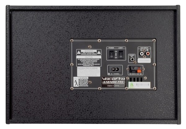 500 W (PMPO) KARAOKE POWERED SPEAKER WITH BLUETOOTH, MP3, FM, AND LED LIGHT EFFECTS